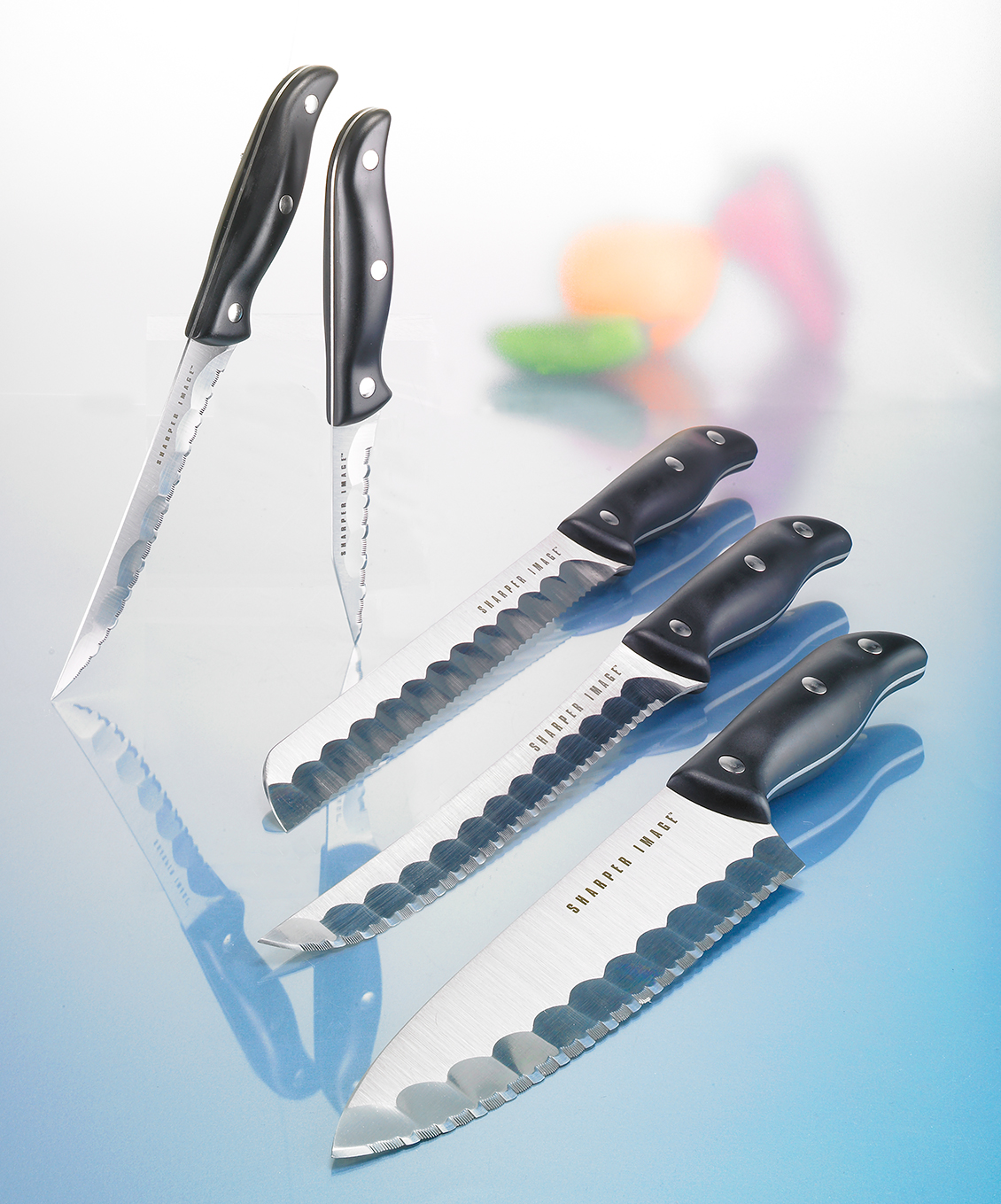 knife set art director for product photography