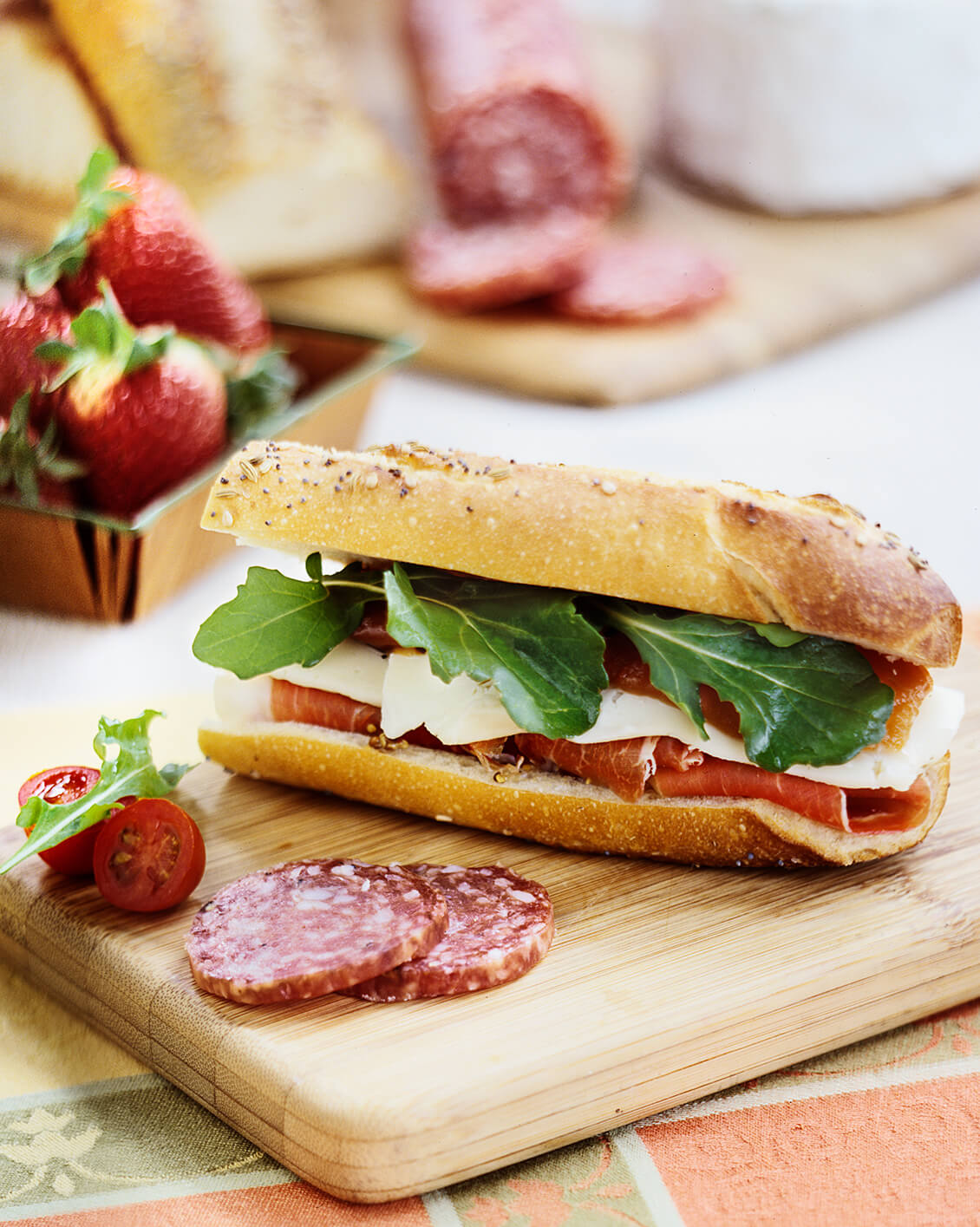 picnic sandwich professional food photography